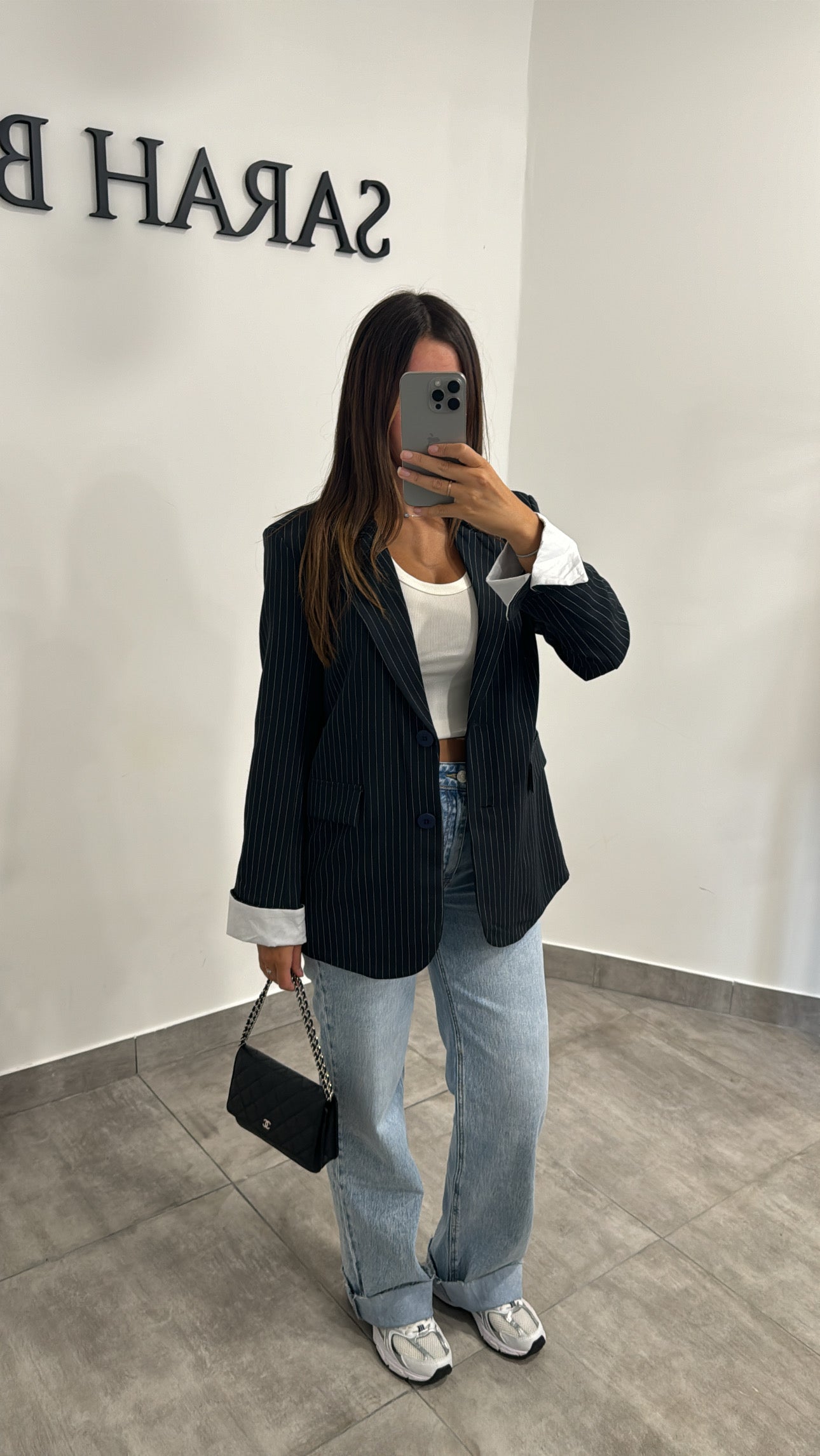 Veste de tailleur rayée Femme - Imprimé multicolore
