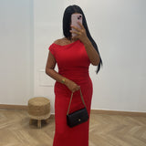 Robe gaufre [rouge]