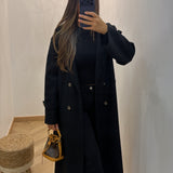 Manteau trench [ noir ]