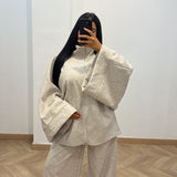 Ensemble volant [beige]