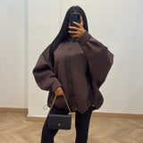 Manteau Serena capuche [marron]