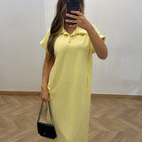 Robe polo [ jaune ]