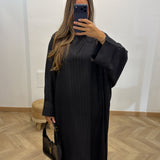 Robe fil metalisé [ noir ]