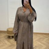 Robe fleur [taupe]