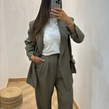 Pantalon pince LYLY [ kaki ]