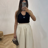 Jupe bouffante [ beige ]