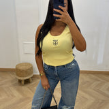 Debardeur, Love [jaune]