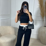 Pantalon chemise [ noir ]