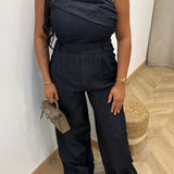 Combinaison bustier jean [ brut ]