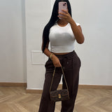 Bas de jogging [marron]