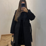 Trench matelassé [ noir ]