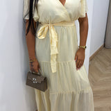 Robe DELYA [ jaune ]