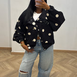 Veste bouton [noir]