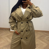 Trench manche bouffante