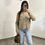 Cardigan Melia [ taupe ]