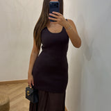 Robe TRACY [ marron ]