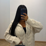 Gilet tressé [beige]