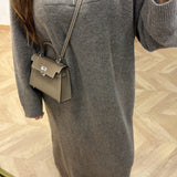 Pull zip extra long [ taupe ]