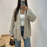 Gilet mi-long Cali [ taupe ]