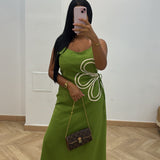 Robe tressie [vert]