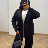 Ensemble Priscilla capuche [noir]