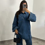 Ensemble oversize jean [ bleu ]