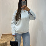 Pull chemise [ gris ]