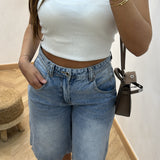 Short  bermuda [ jean ]