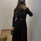 Robe SALOMÉ [ marron ]