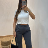 Pantalon à pince [ gris ]