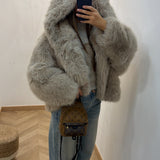 Manteau fourrure STACY [ beige ]