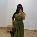 Robe SHANON [ vert kaki ]