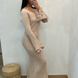 Robe Lacet [ taupe ]