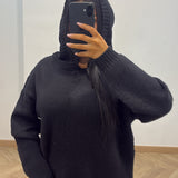 Pull capuche [noir]