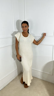 Robe laine [ beige ]