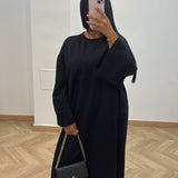 Robe t shirt poche [noir]