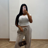 Bas de jogging [taupe]