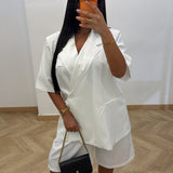 Ensemble blazer short [blanc]