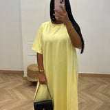 Robe poche [jaune]