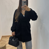 Gilet avec ceinture Azra [ noir ]