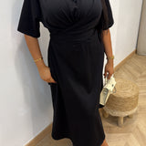 Robe polo ajustable [ noir ]