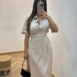 Robe tal [ beige ]