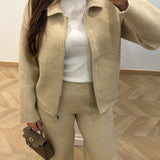 Ensemble col [ beige ]