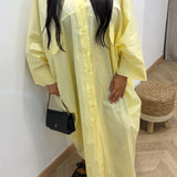 Robe chemise [ jaune ]