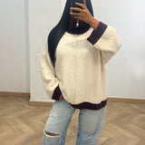Gilet sanaa [beige/bordeaux]