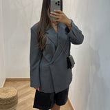 Blazer oversize LYLY [ gris ]