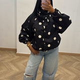 Veste bouton [noir]