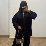 Ensemble jogg zip [noir]