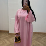 Robe t shirt poche [rose]
