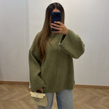 Pull delya [kaki]